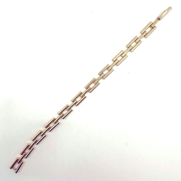 VINTAGE Gold Tone Link Bracelet - Picture 2 of 3